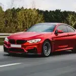 Red Luxury Sedan Road